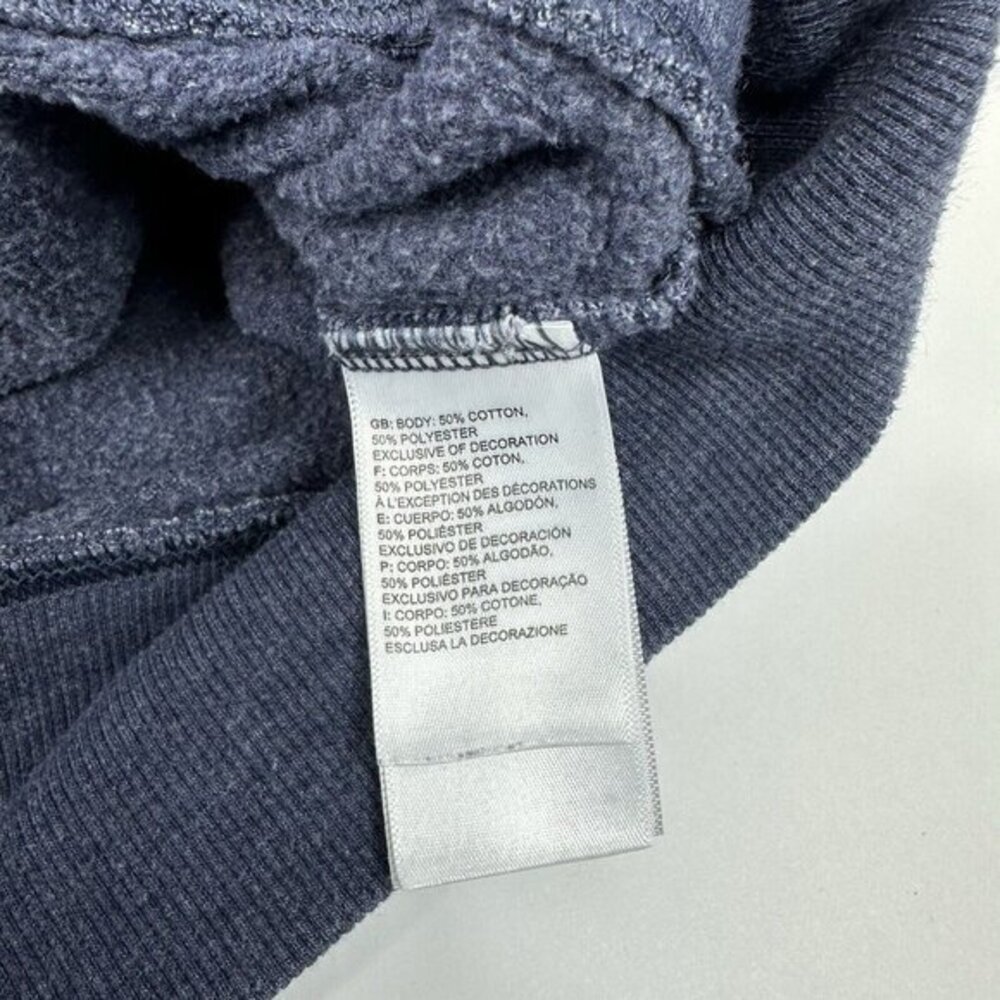 The North Face Womens Blue Heather Graphic Pullover Hoodie Sweatshirt Medium - Picture 16 of 16